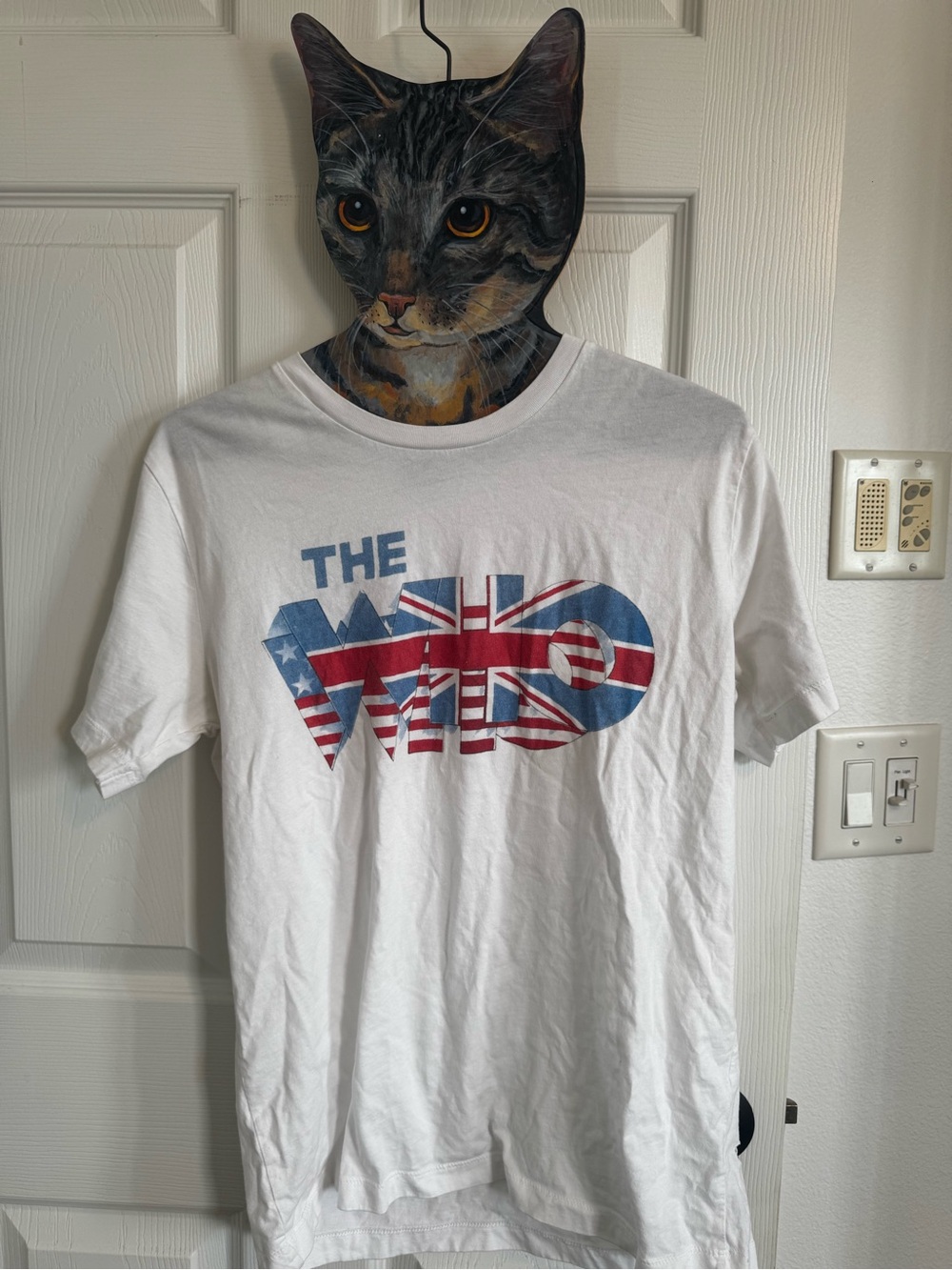 The Who White Graphic Logo T‑Shirt